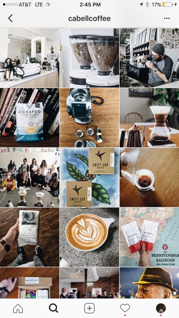 Cable Coffee's fabulously curated Instagram Feed | Visual Creatives, West Palm Beach